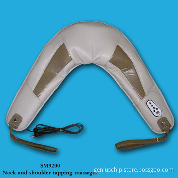 hands-free neck and shoulder tapping massager